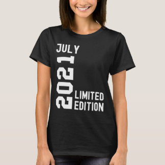 Camiseta 2021 Julio Feliz cumpleaños Fiesta