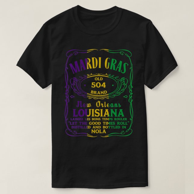 Camiseta 2021 Mardi Gras Costume Mardi Gras 2021 (Diseño del anverso)