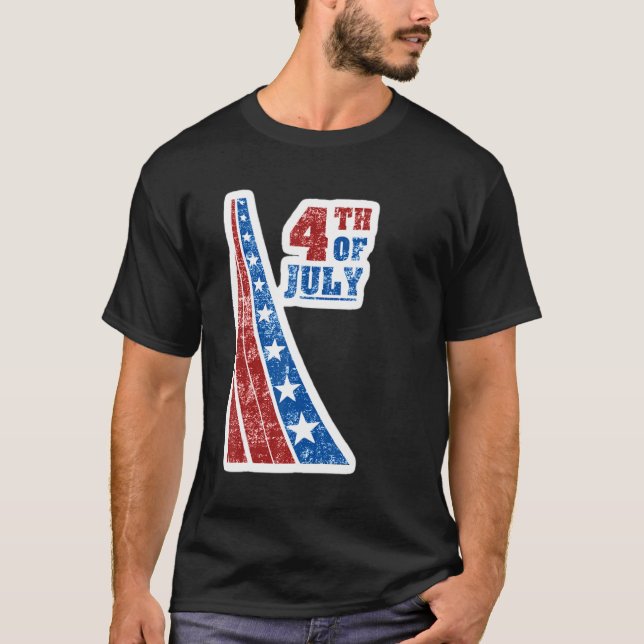 Camiseta 2022 4th Of July Independence Day Us American Flag (Anverso)