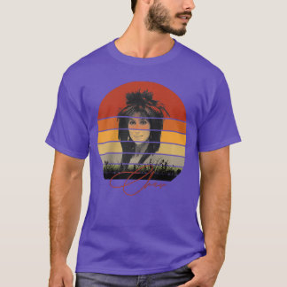 Camiseta 2022 Color Retro Sólido Puesta de sol VintageChers