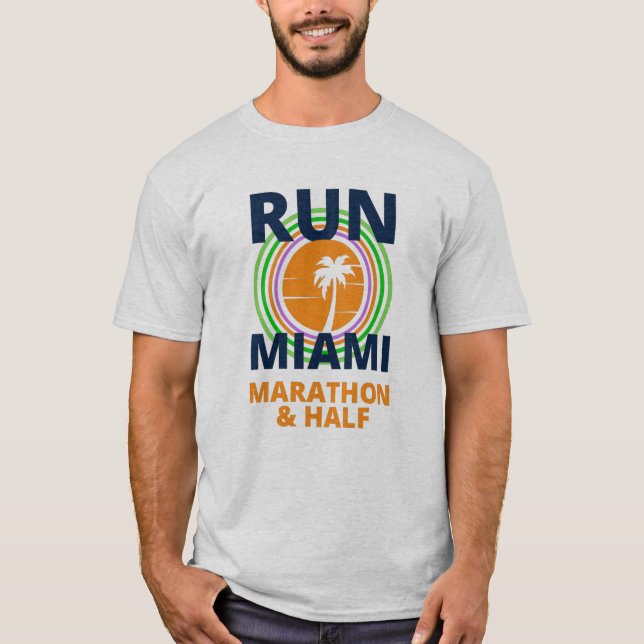Camiseta 2022 de Miami Marathon Life Time (Anverso)