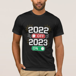 Camiseta 2022 está fuera y 2023 está ahora Adiós 2022