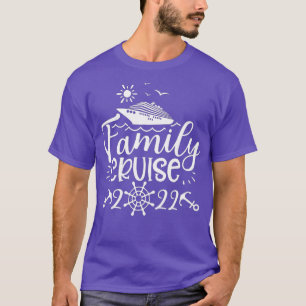 Camiseta 2022 Family Cruise Men Women Boys Girls Sailing an