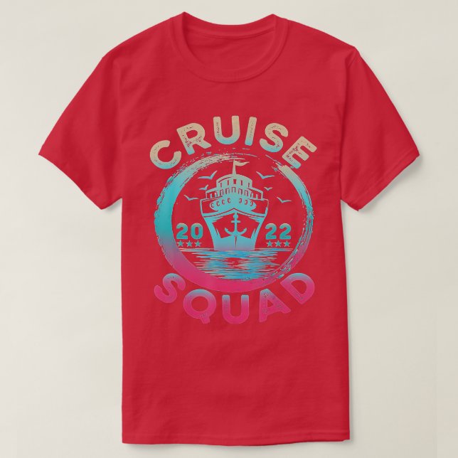 Camiseta 2022 Family Cruise Men Women Boys Girls Sailing an (Diseño del anverso)