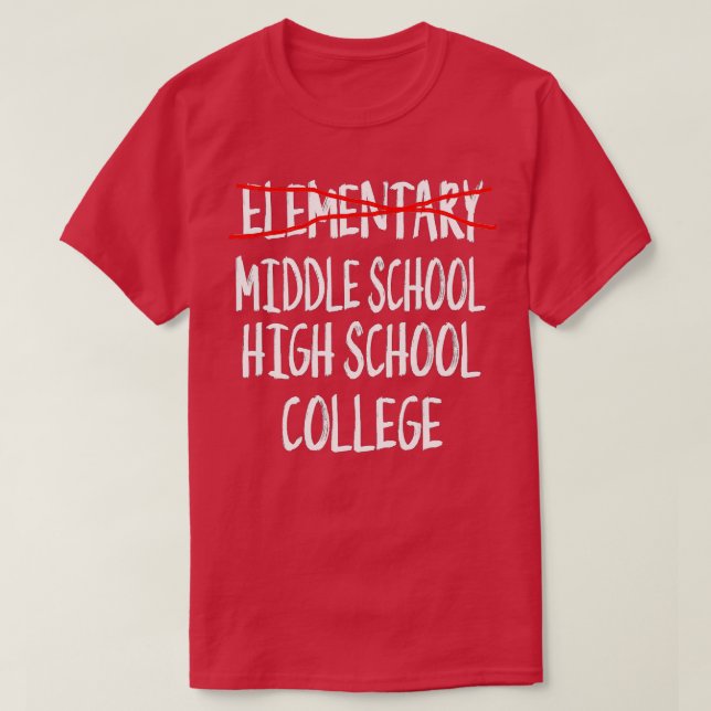 Camiseta 2022 Funny Elementary School Graduation 6th Grade  (Diseño del anverso)