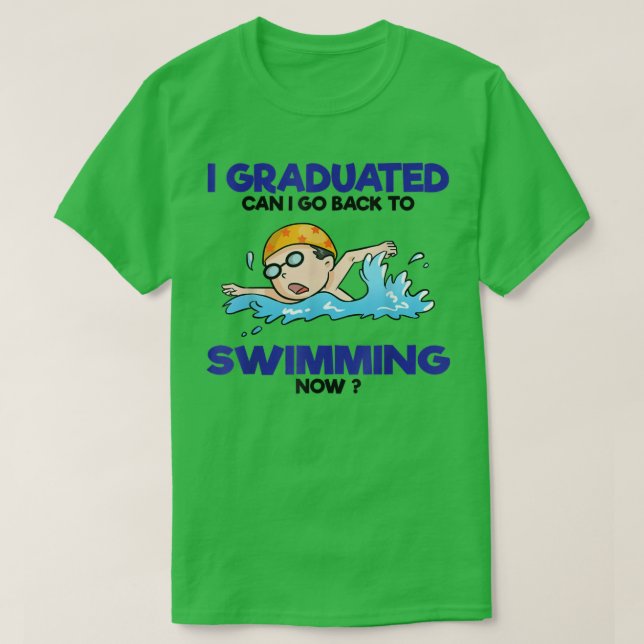 Camiseta 2022 Graduado Estudiantes De Natación En Piscina S (Diseño del anverso)
