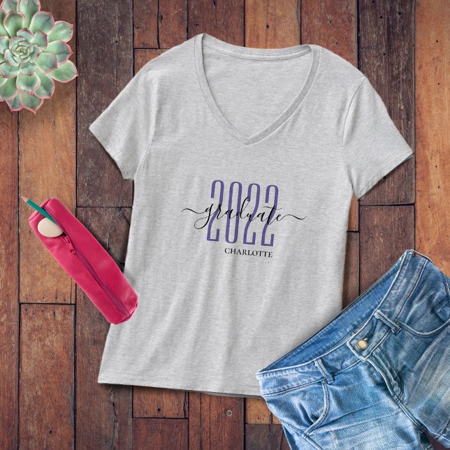 Camiseta 2022 Graduado Senior con nombre (Subido por el creador)