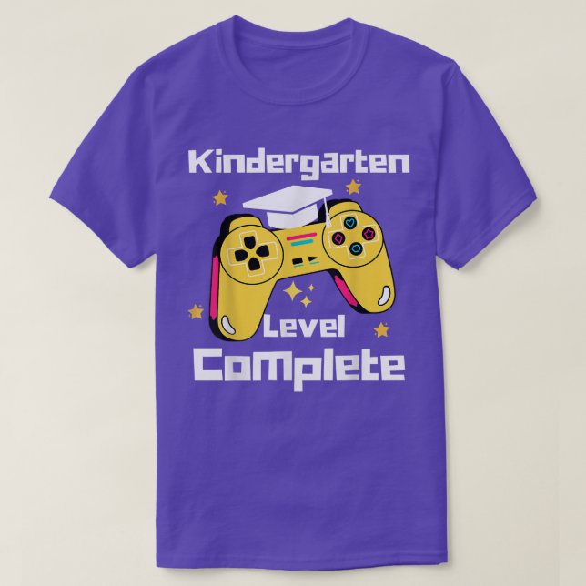 Camiseta 2022 Graduation Shirt Kindergarten Level Complete  (Diseño del anverso)