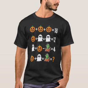 Camiseta 2022 Halloween Orden de Operaciones Examen Matemát
