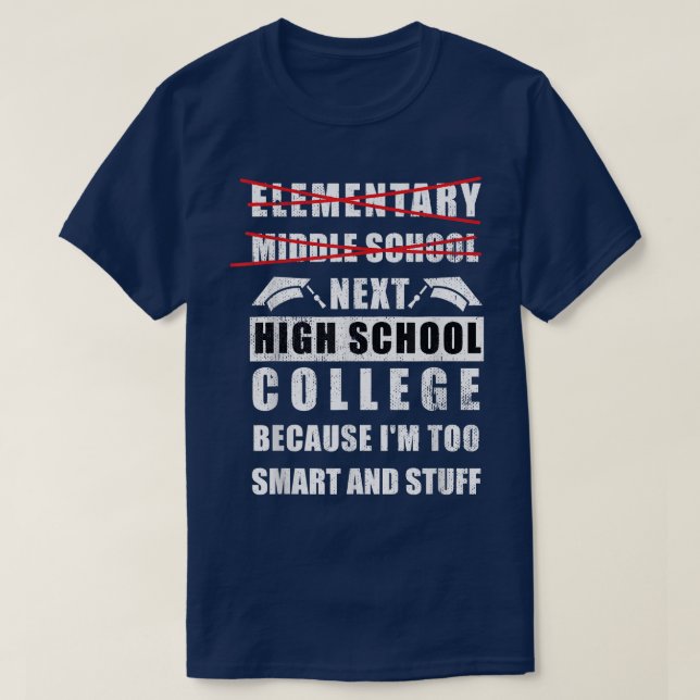 Camiseta 2022 Junior High Graduation Funny Middle School Gr (Diseño del anverso)