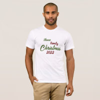 Camiseta 2022 para Navidades familiares
