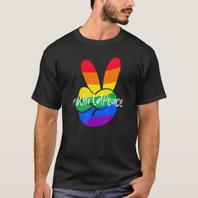 Camiseta 2022 Paz Global Paz Unidad Internacional Amor P (Anverso)