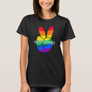 Camiseta 2022 Paz Global Paz Unidad Internacional Amor P