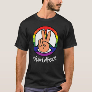 Camiseta 2022 Paz Global Paz Unidad Internacional Amor P