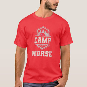 Camiseta 2022 Summer CAMP NURSE Medical Staff Campground Cr