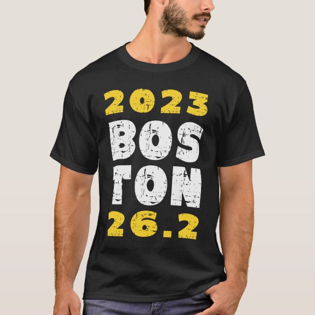 Camiseta 2023 Boston 26 2 Miles Running Training Qualifier  (Anverso)