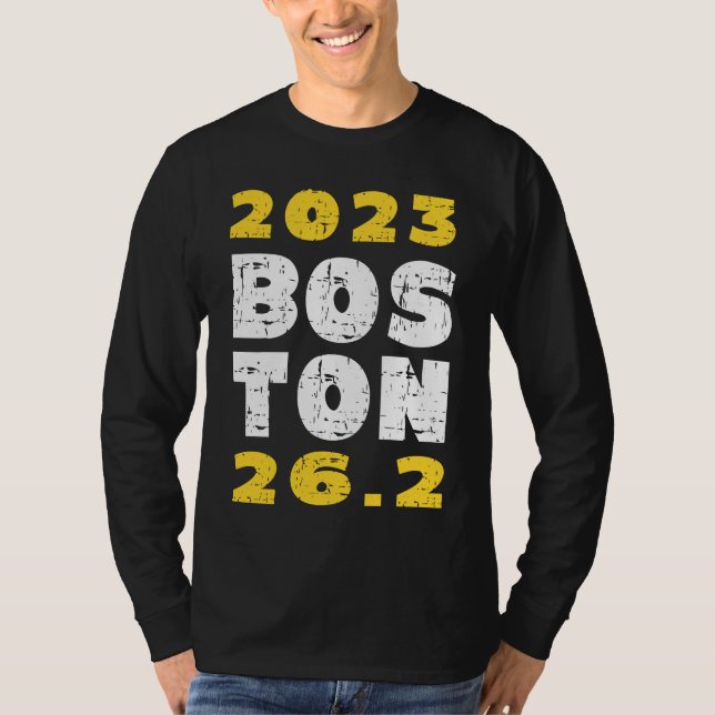 Camiseta 2023 Boston 26 2 Miles Running Training Qualifier  (Anverso)