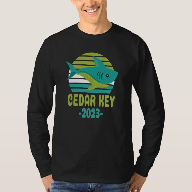 Camiseta 2023 Cedar Key Florida Shark (Anverso)