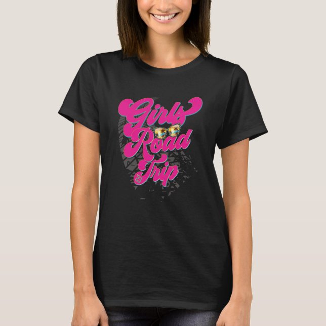 Camiseta 2023 Girl's Road Trip s Retro Style Women's s Tour (Anverso)