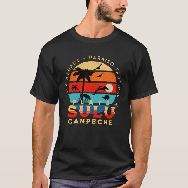 CAMISETA 2023 PLAYA SULU ISLA AGUADA PARAISO TROPICAL (Anverso)