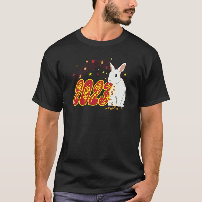 Camiseta 2023 Year of the Rabbit Chinese New Year Rabbit (Anverso)