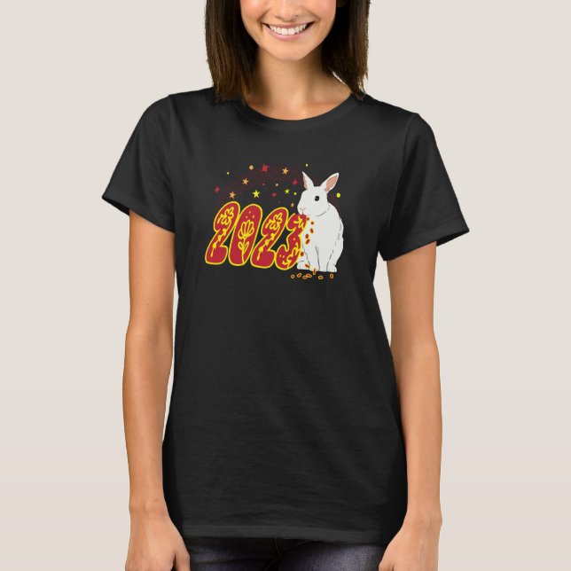 Camiseta 2023 Year of the Rabbit Chinese New Year Rabbit (Anverso)