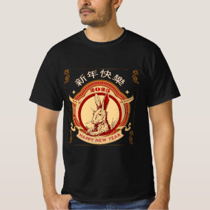 Camiseta 2023 Year Of The Rabbit Chinese Year 2023 Zodiac L