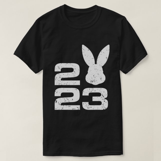 Camiseta 2023 Year Of The Rabbit Zodiac Chinese Luna New Ye (Diseño del anverso)