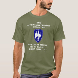 Camiseta 2024 65ª Reunión de Infantería-Hudson Valley DARK