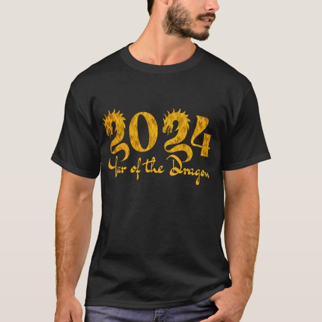 CAMISETA 2024 AÑO DEL DRAGÓN DE ORO (Anverso)