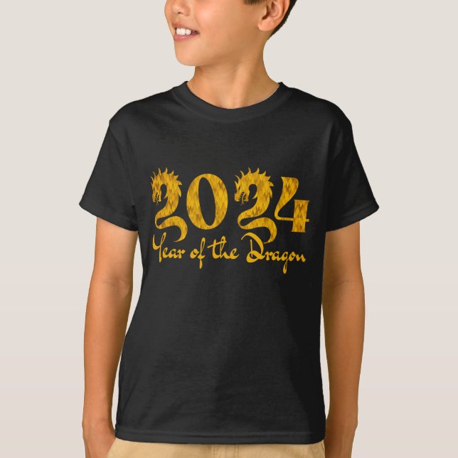 CAMISETA 2024 AÑO DEL DRAGÓN DE ORO (Anverso)