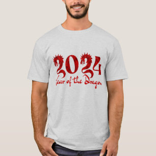 CAMISETA 2024 AÑO DEL DRAGÓN ROJO