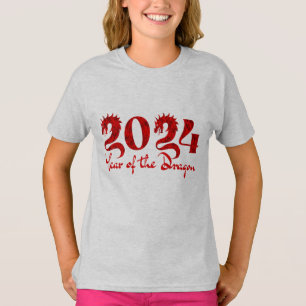 CAMISETA 2024 AÑO DEL DRAGÓN ROJO