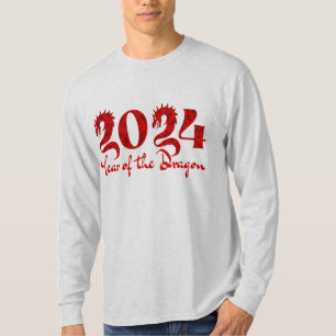 CAMISETA 2024 AÑO DEL DRAGÓN ROJO