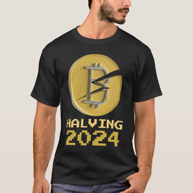 Camiseta 2024 Bitcoin Crypto Cryptocurrency Halveni (Anverso)