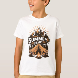Camiseta 2024 Campamento de Verano Vacaciones de Camping de