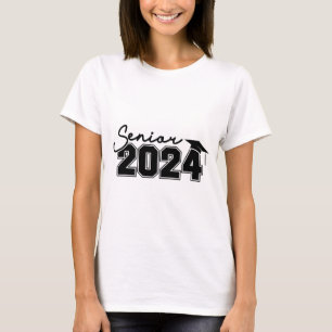 Camiseta 2024 Cl De 2024 Último Día De Graduación Escolar