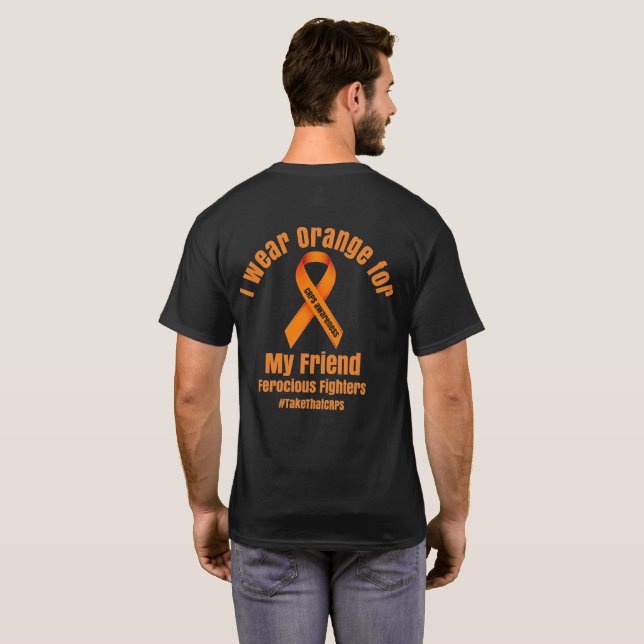 Camiseta 2024 Conciencia a dos lados, uso naranja para mi a (Reverso completo)