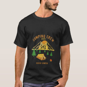 Camiseta 2024 Divertido camping títulos Rookie Camper V Nec