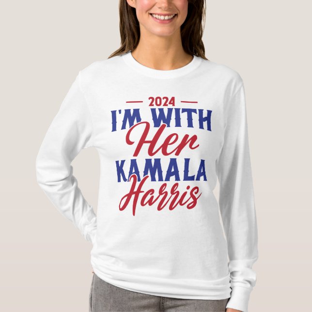 Camiseta 2024 Estoy con ella Kamala Harris  (Anverso)
