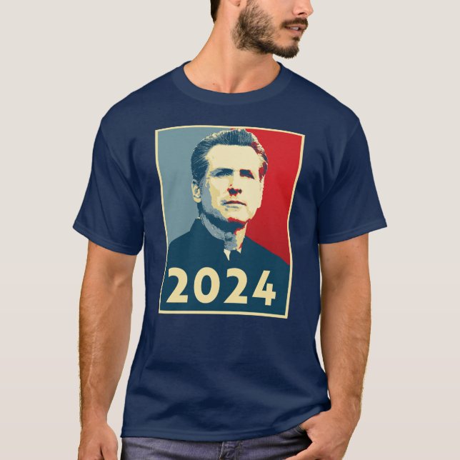 Camiseta 2024: Gavin Newsom (Anverso)
