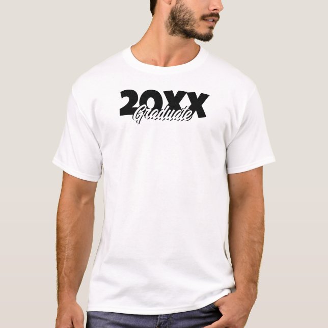 Camiseta 2024 Graduación en blanco y negro (Anverso)