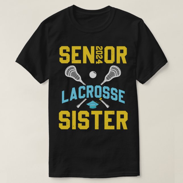 Camiseta 2024 Lacrosse Sister Graduación Lacrosse Pl (Diseño del anverso)