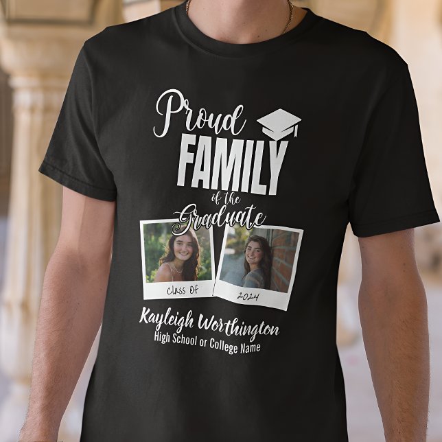 Camiseta 2024: Orgullosa familia del Personalizado graduado (Subido por el creador)