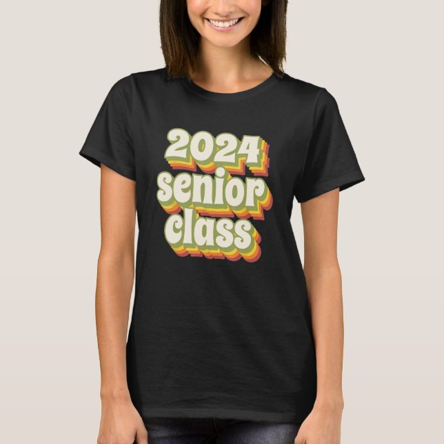 Camiseta 2024 Senior Class Retro (Anverso)