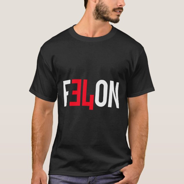 Camiseta 2024 Sentenciado Felon &#; Más Razones Para Votar  (Anverso)