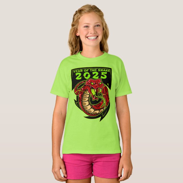 Camiseta 2025 AÑO DE LA idea de regalo de año nuevo de SNAK (Anverso completo)