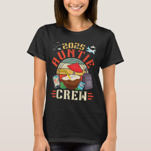 Camiseta 2025 Auntie Crew Tropical Beach Family Reunion Vac