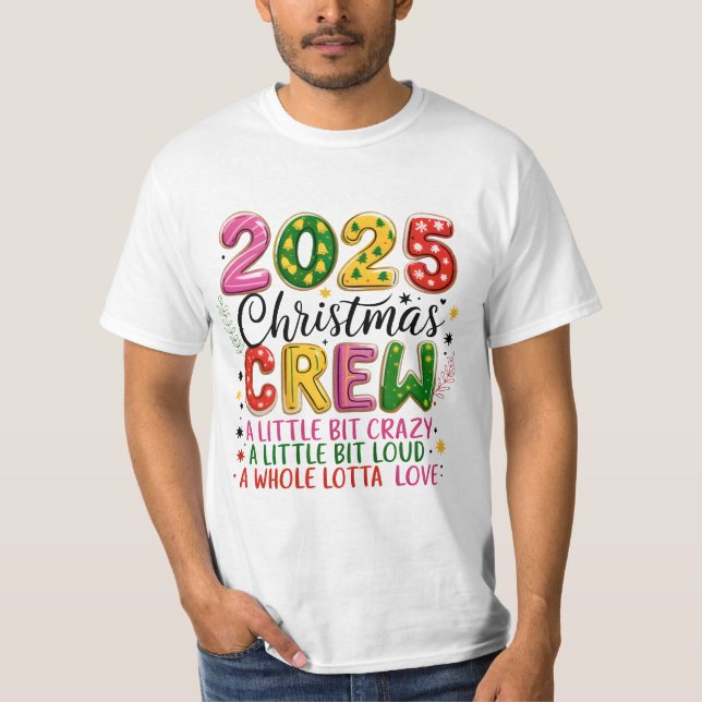 Camiseta 2025 Christmas Crew (Anverso)