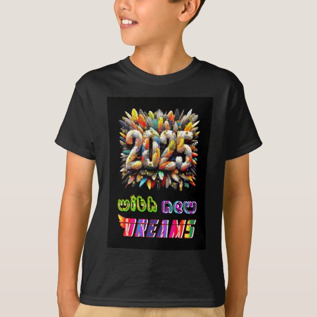 Camiseta 2025 con nuevos sueños (Anverso)